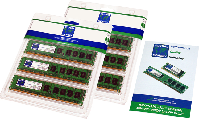 12GB (6 x 2GB) DDR3 1066MHz PC3-8500 240-PIN ECC DIMM (UDIMM) MEMORY RAM KIT FOR APPLE XSERVE (2009)